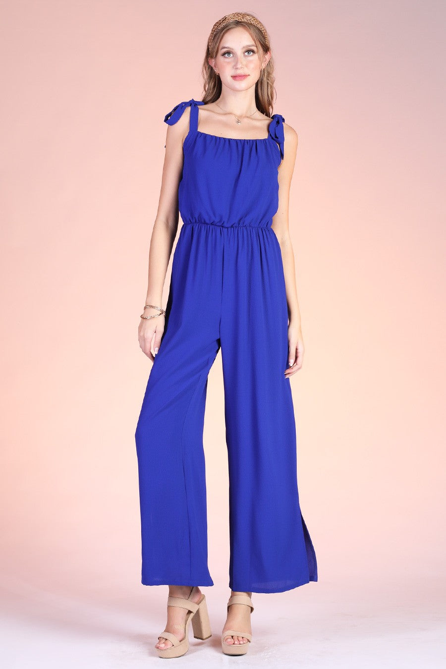 Tie Jump Suit