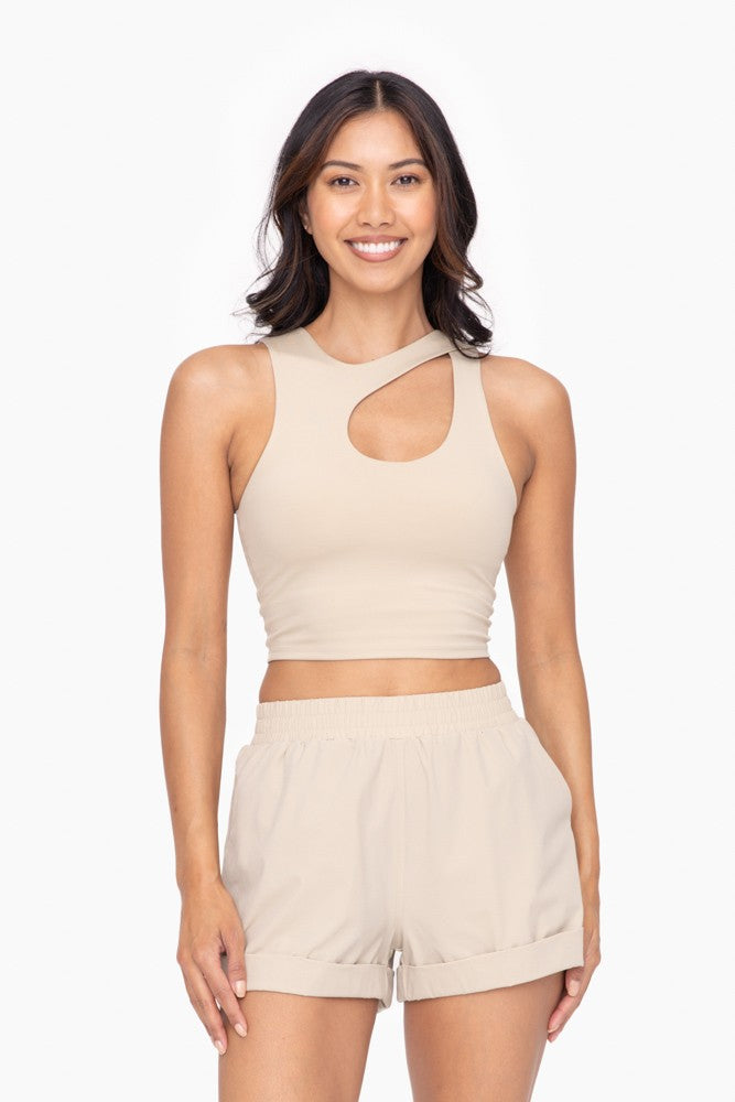 Venice Cut Out Cropped Bra Top