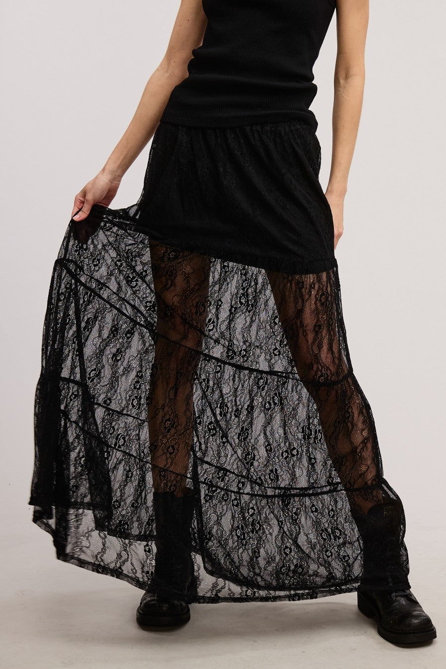 Maxi Lace Skirt