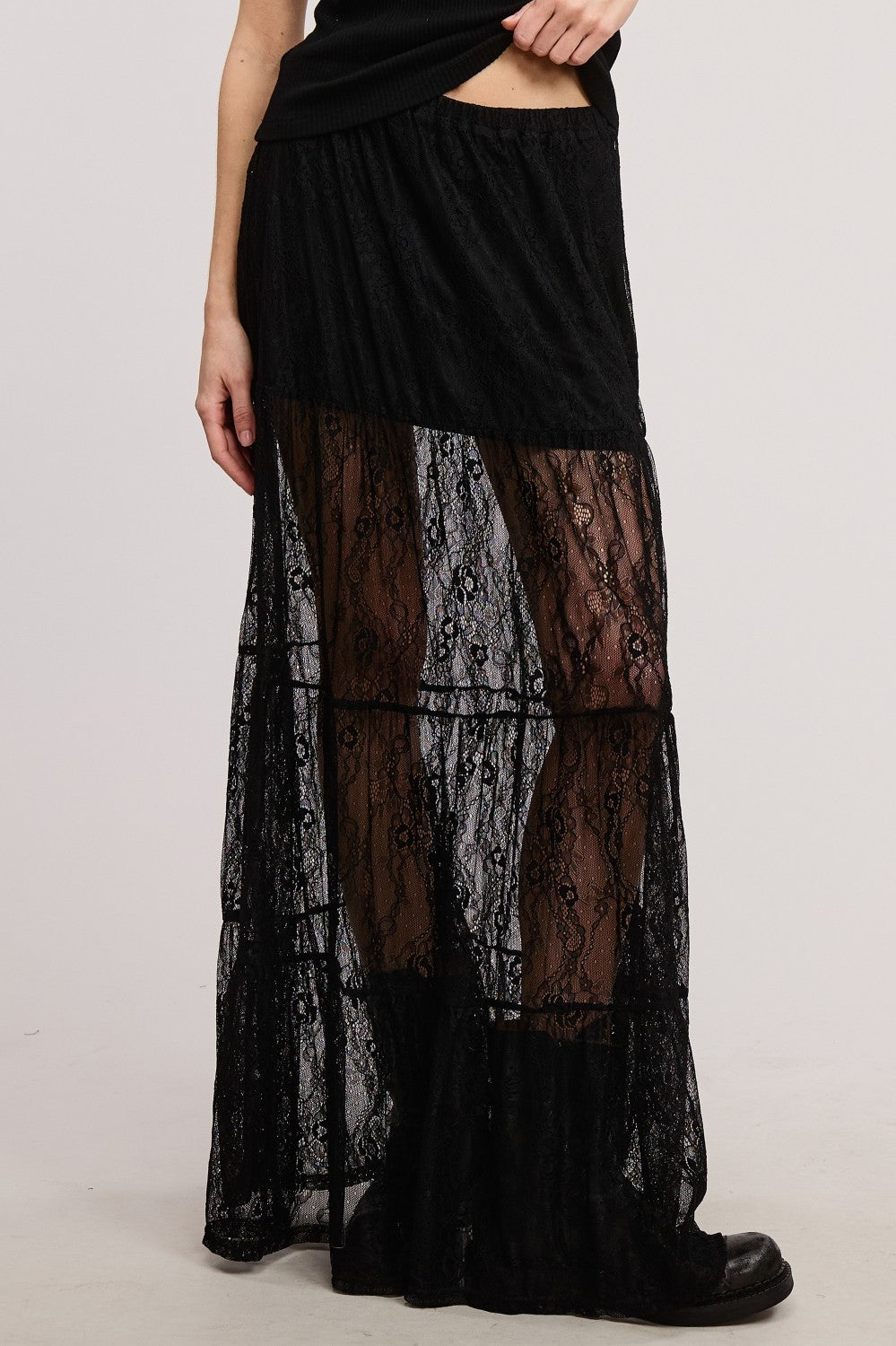 Maxi Lace Skirt