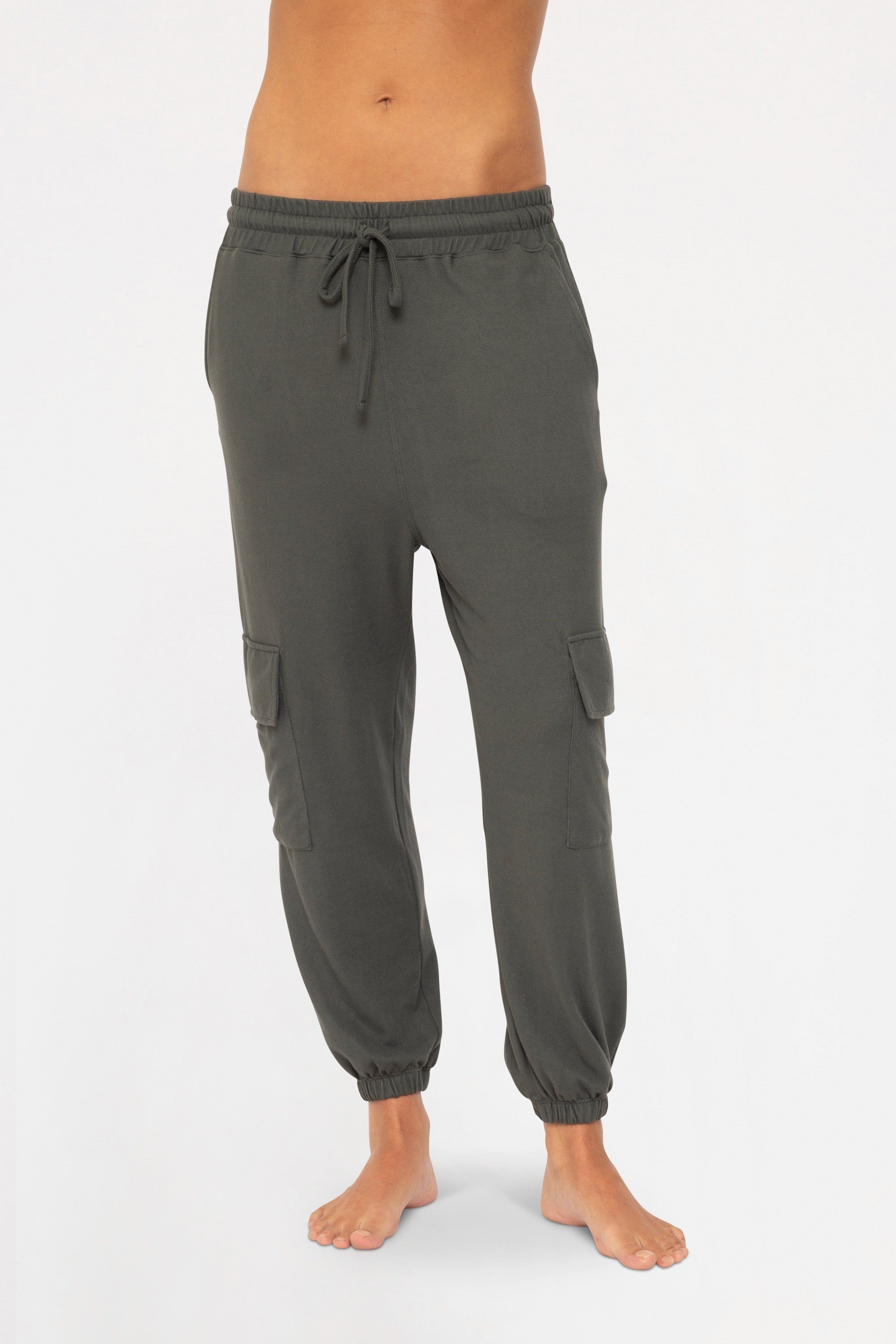 Brushed Hacci Cargo Lounge Jogger Pant