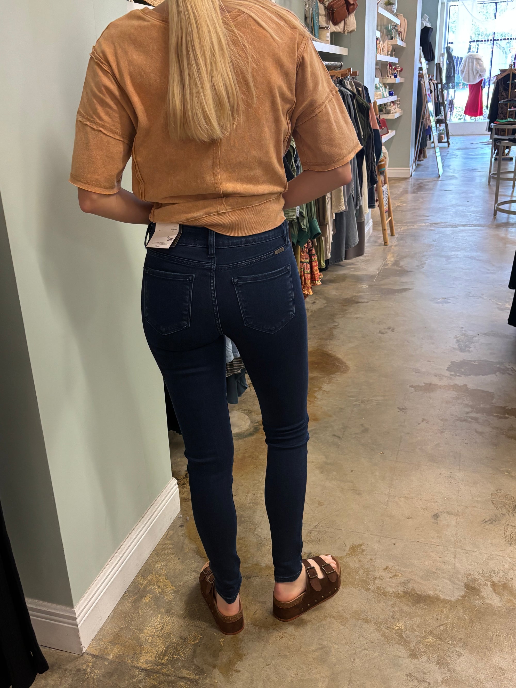 Mid Rise Super Skinny Jeans