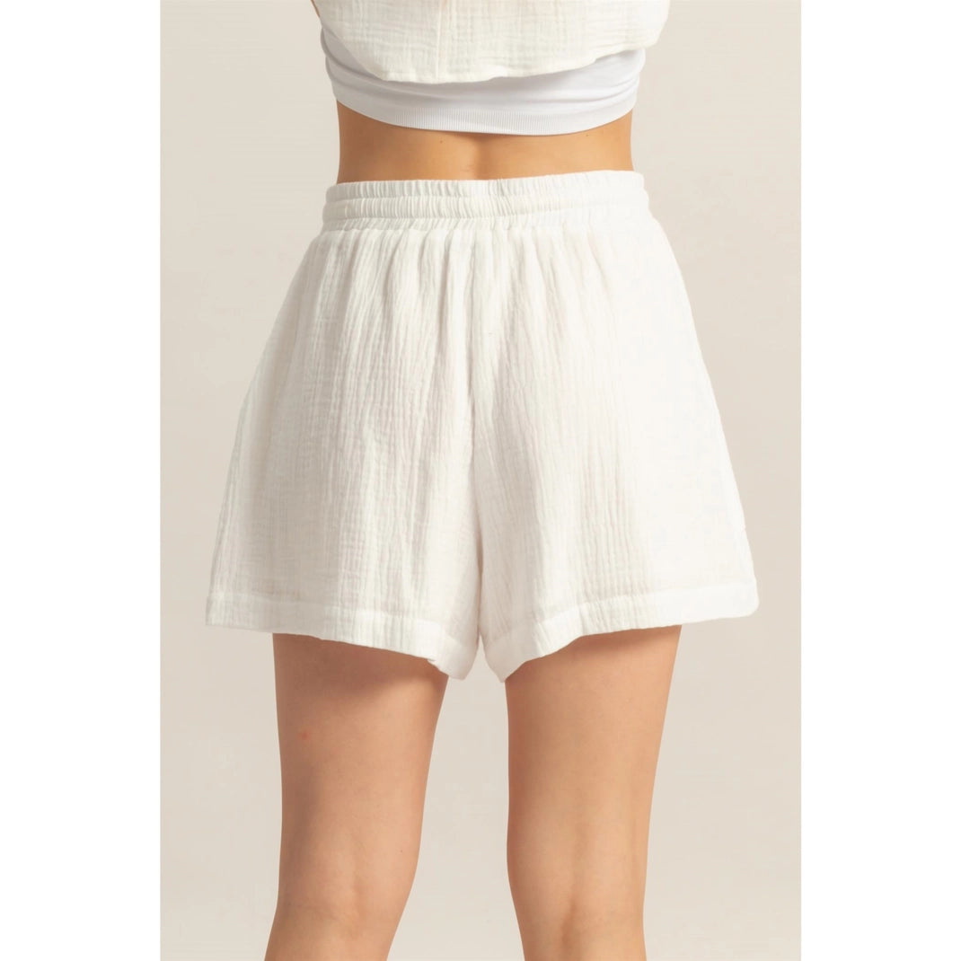 Elasticed Waist Flowy Short